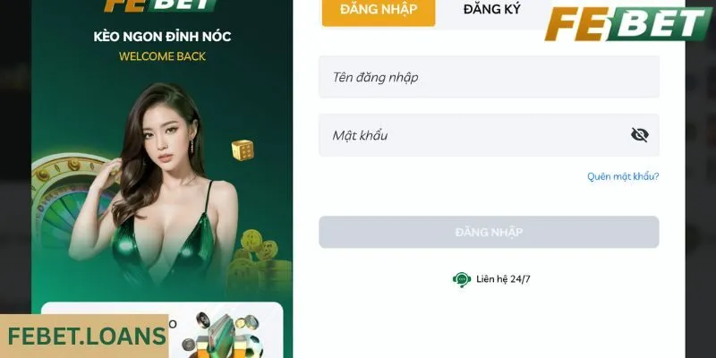 Đăng nhập FEBET